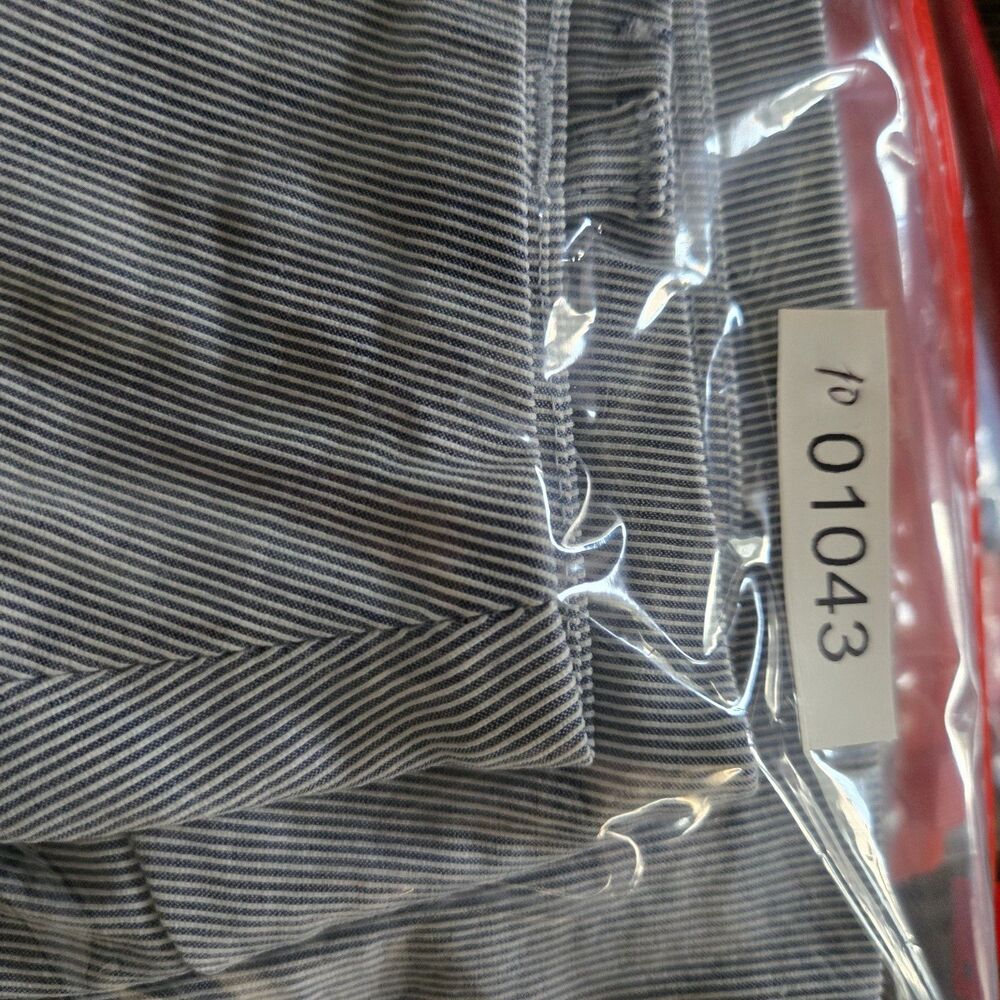 Swing Control Skirt Skort Golf Tennis Blue White Stripe 10 Waist 32 - Picture 11 of 16